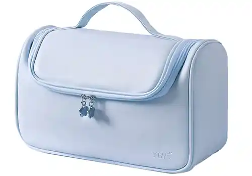 Bolsa de Almacenamiento Portátil Compatible con Dyson Airwrap Styler, Estuche de Viaje para Rizador de Pelo y Accesorios (Azul)