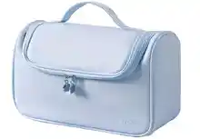 Bolsa de Almacenamiento Portátil Compatible con Dyson Airwrap Styler, Estuche de Viaje para Rizador de Pelo y Accesorios (Azul)