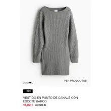 VESTIDO DE PUNTO H&M