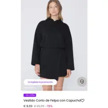 Vestido Felpa