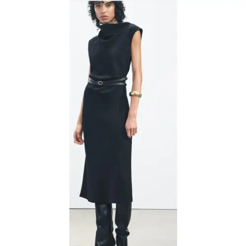 VESTIDO MIDI CINTURÓN ZW COLLECTION