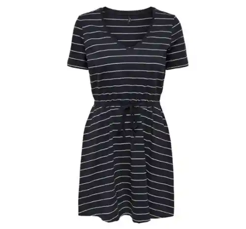 VESTIDO ONLY  S/S V-Neck Short Dress Jrs Noos Vestido Corto para Mujer
