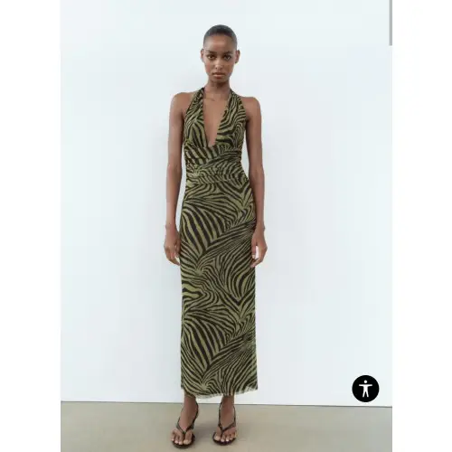 Vestido Tul Estampado
