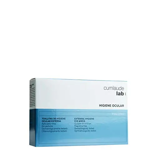 Visilaude - Toallitas de Higiene Ocular - Limpieza de Párpados y Pestañas - Descongestionante y Calmante - 16 Toallitas