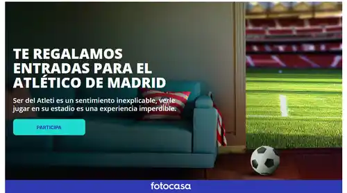 Fotocasa regala una entrada doble para ver Atlético de Madrid - Las Palmas (sorteos)