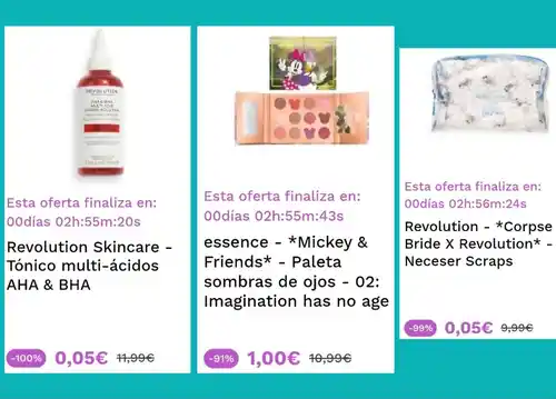 Vuelven los productos a céntimos en Maquillalia Desde 0,05€