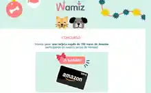 Wamiz sortea una tarjeta de regalo para Amazon (sorteos)