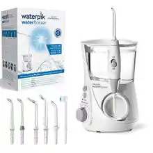 Waterpik Ultra Irrigador Dental Sobremesa Profesional con Agua a Presión y Sistema Avanzado de Control de Presión Mediante 10 Posiciones con 7 Boquillas, Eliminación de Placa Dental, Blanco (WP-660EU)