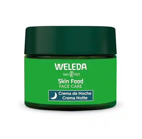 Weleda - Skin Food Crema Nutritiva de Noche, Nutre, Calma y Regenera la Piel, Rápida Absorción, con Extractos Botánicos de Pensamiento, Caléndula y Manzanilla Orgánica, Apto para Pieles Secas - 40 ml