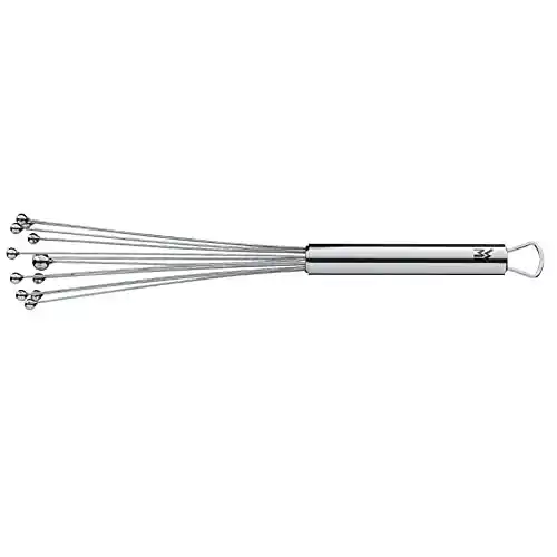 WMF Profi Plus - Batidor 27 cm con Punta de Bolas de Acero, Acero Inoxidable Cromargan Pulido, Apto para Lavavajillas