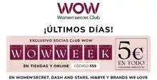 código descuento Women'secret | 5€ en todo (compra min 20€)