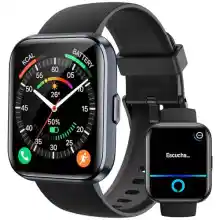 Woneligo Reloj Inteligente Hombre Mujer con Llamadas Bluetooth,1.8" Alexa Incorporado Smartwatch Hombre,con Pulsómetro,SpO2,Sueño,IP68 Impermeable,Reloj Deportivo Hombre de 100+ Modo, para Android iOS