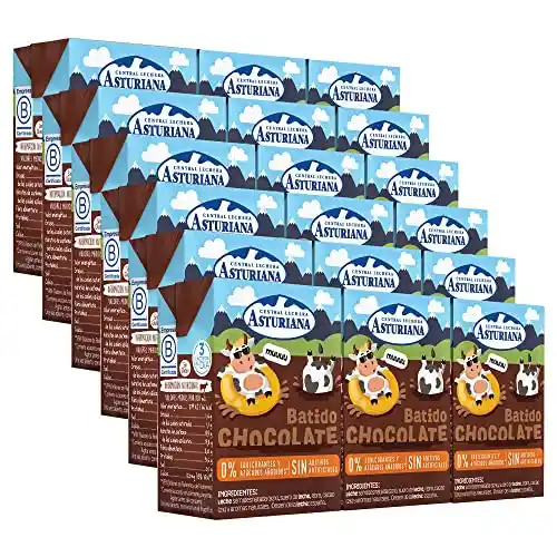 X18 Batido de chocolate Central Lechera Asturiana sin edulcorantes ni azúcares.