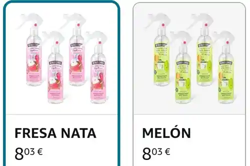 X4 The Fruit Company - Ambientador Spray, Fresa Nata, Pack de 4 Unidades de 250ml (1000ml)