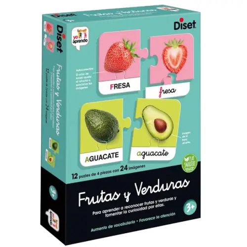 Yo Aprendo - Frutas y verduras - Juego educativo para niños - A partir de 3 años - Español