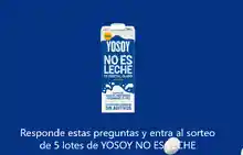 YO SOY - Sortea 5 Lotes de bebida vegetal (sorteos)