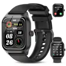 zaisia Reloj Inteligente Hombre Mujer, 2.01" Smartwatch con Llamadas, Pulsómetro/Monitor de Sueño/Podómetro, Múltiples Modos Deportivo Pulsera Actividad, Impermeable IP68 Smart Watch para iOS Android