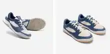 Zapatillas de caña baja de skateboard para niño.  Azul