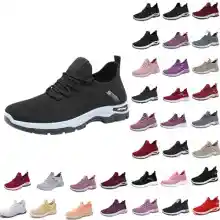 Zapatillas deportivas sin cordones para mujer, ligeras y transpirables.