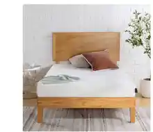 Zinus Colchón 90x190 cm - Altura del colchón 15 cm - Colchón de espuma viscoelástica - Colchón de té verde - Firmeza del colchón H2-H3